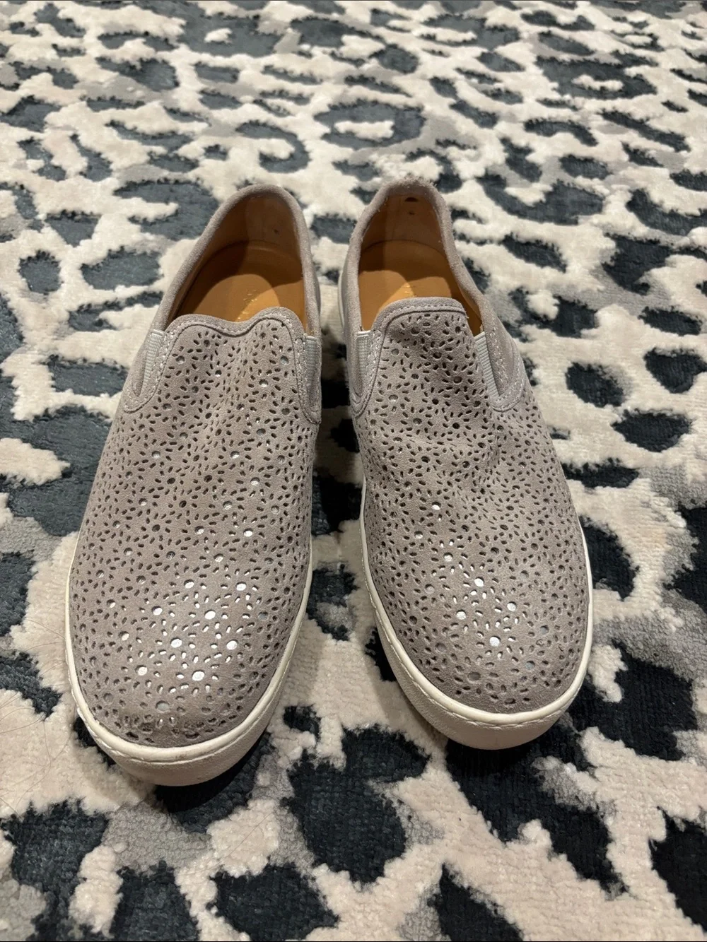 Jack Rogers Grayish Taupe Suede Slip-on Sneaker